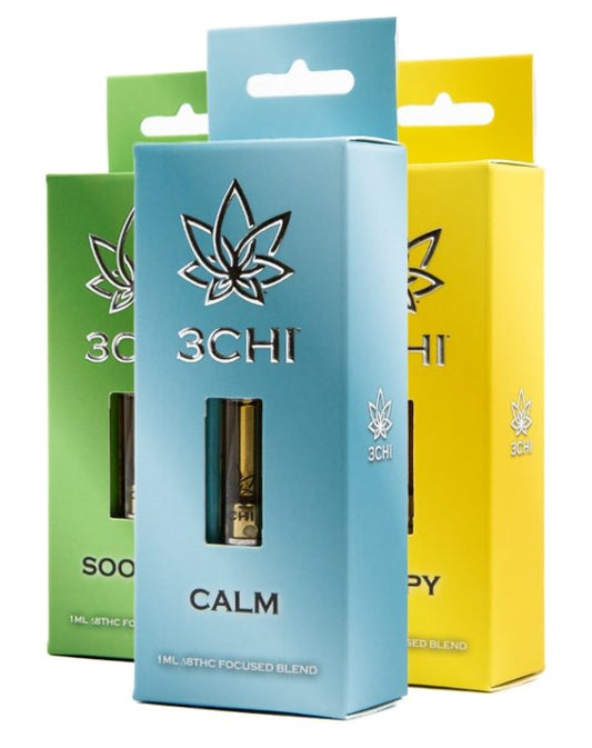 3CHI Delta 8 Focus Blend Cartridges